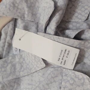 NWT Calvin Klein Utility Jacket Lightweight Drawstring Waist Windbreaker